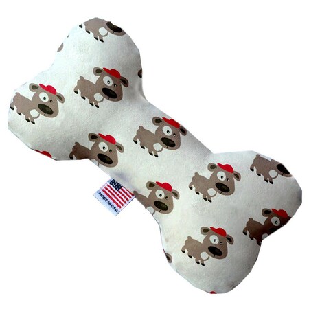 Mirage Pet Products Fresh Pup Canvas Bone Dog Toy 8 in. 1173-CTYBN8